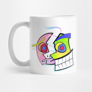 smiley face crying emoji Mug